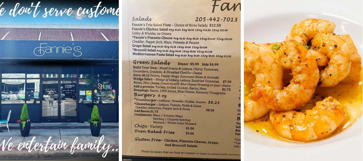 Fannie's II Menu