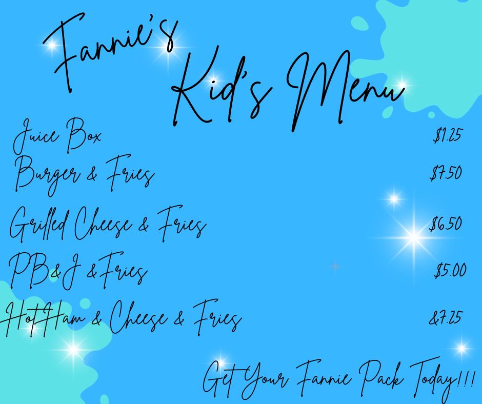 Fannie's II Menu image 4